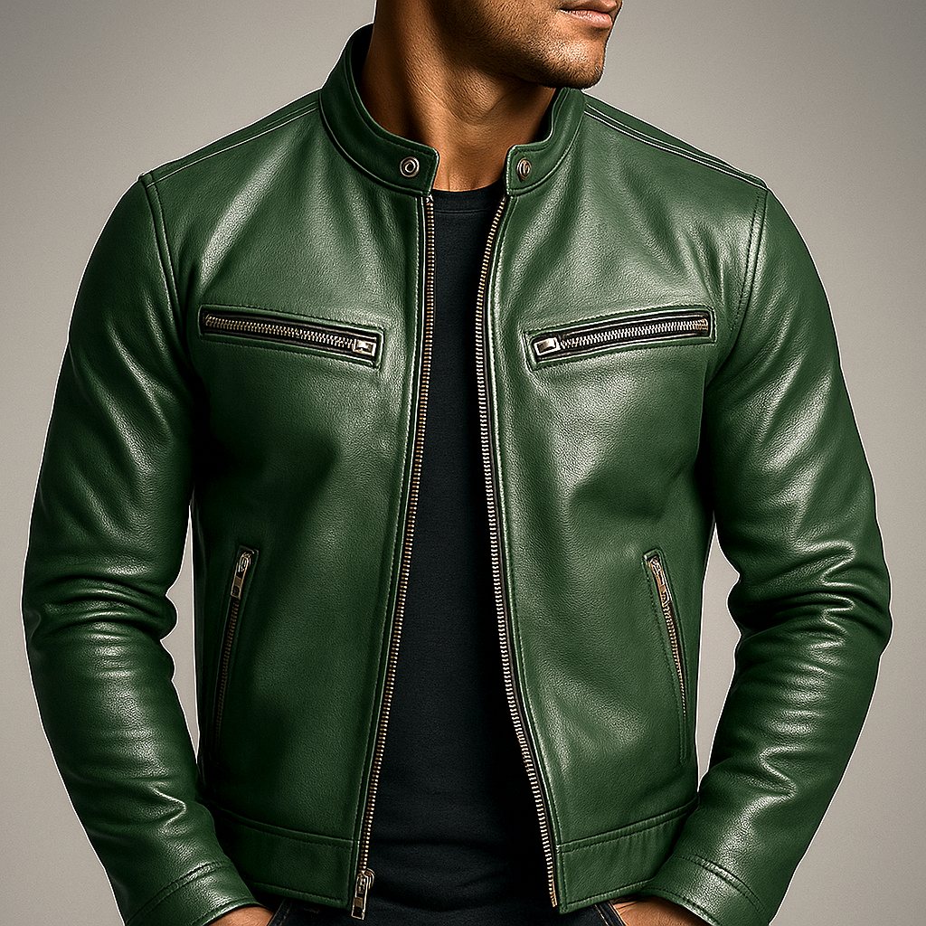 Rovèro — Chaqueta de Cuero Vintage