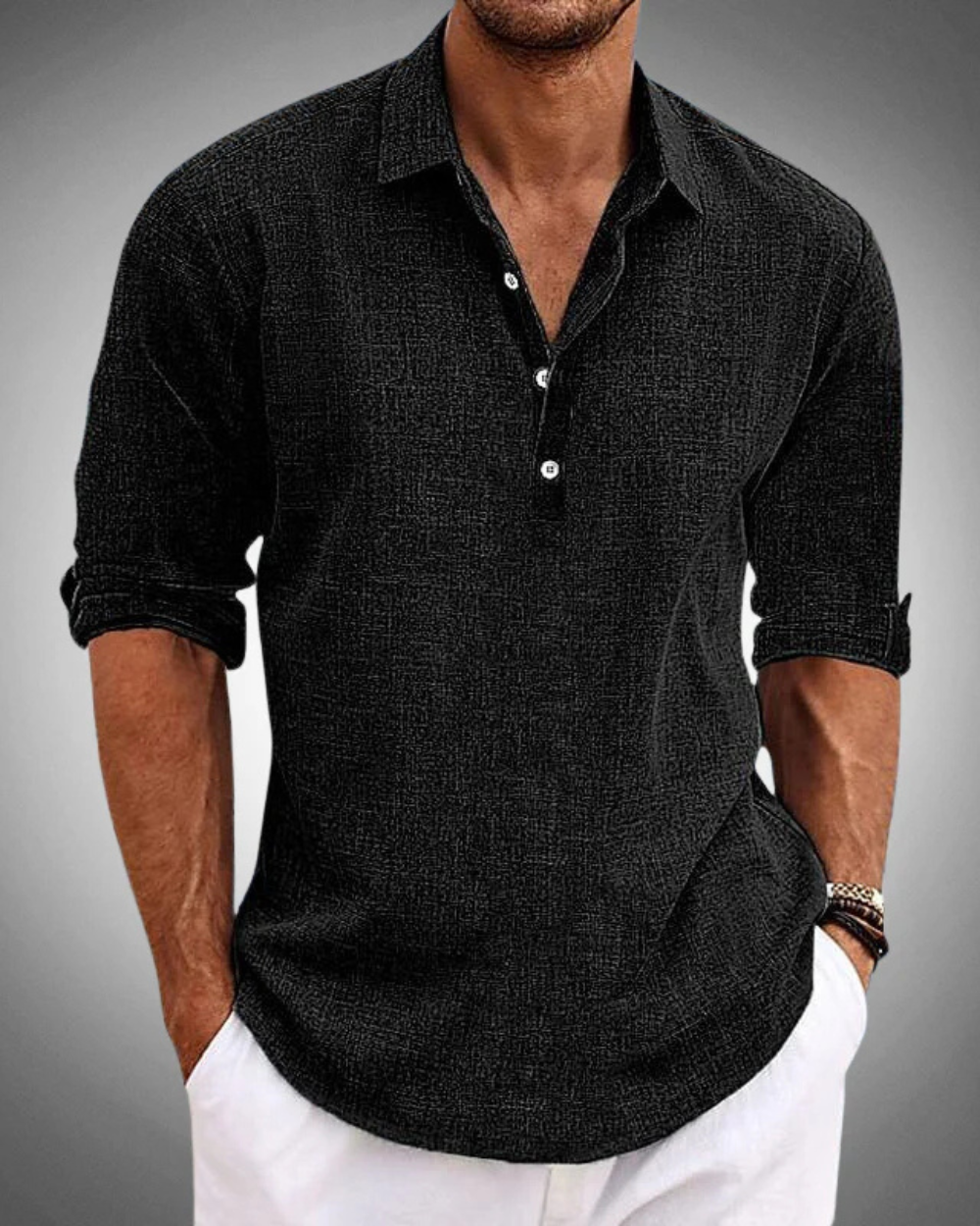 Sabbio — Camisa Clásica de Algodón