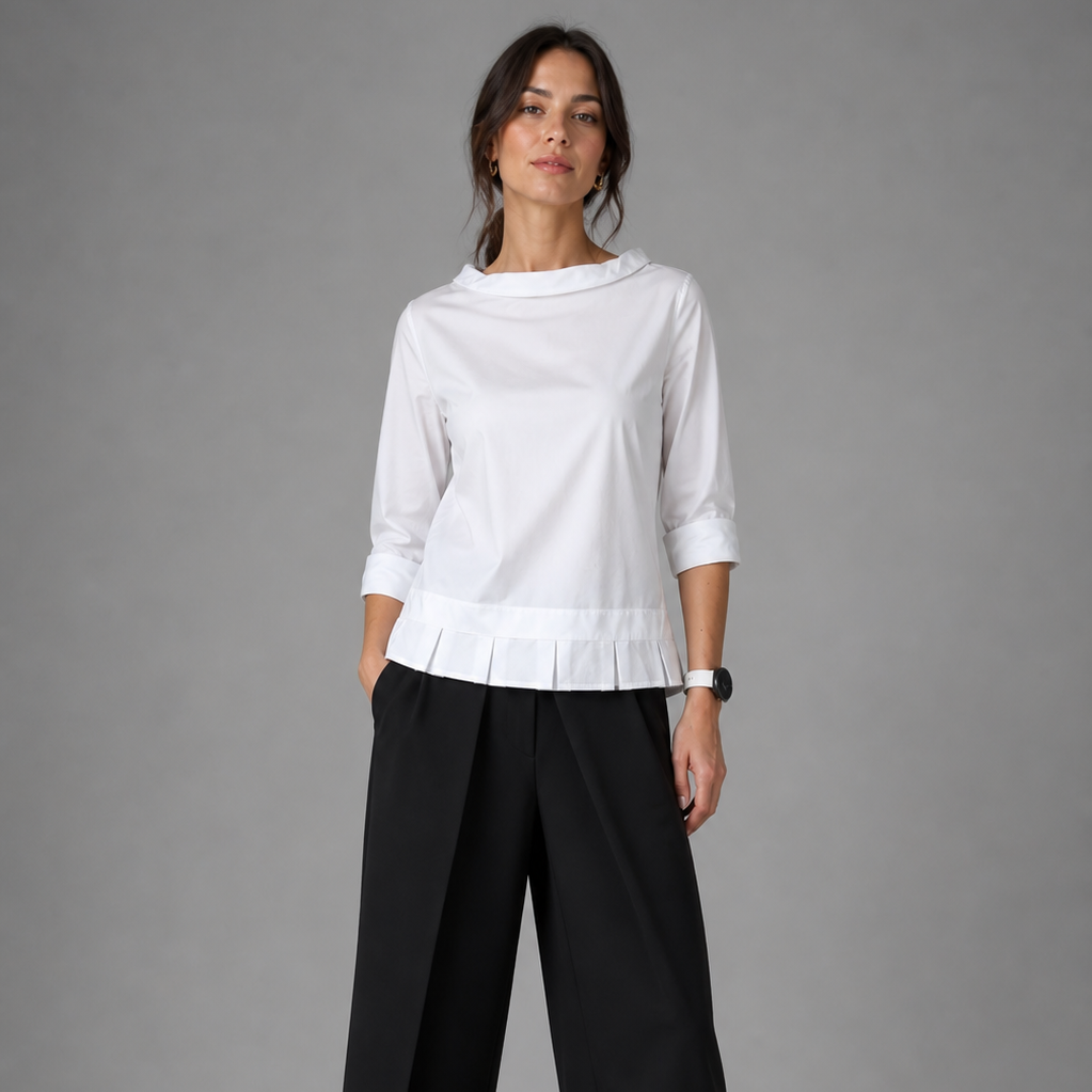 Colléa — Blusa de Cuello Amplio