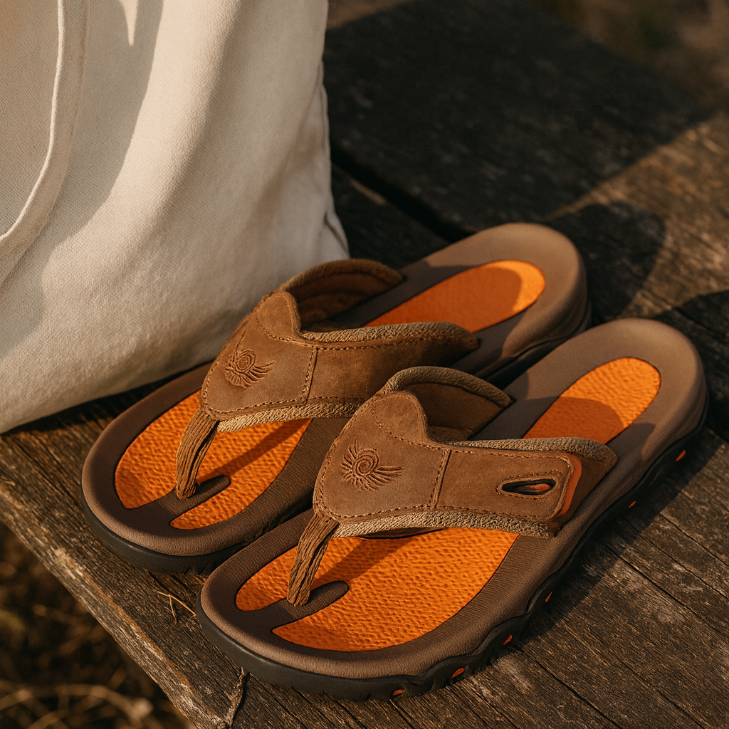 SANDALIAS DE CUERO LANGFORD - Cómodas Sandalias