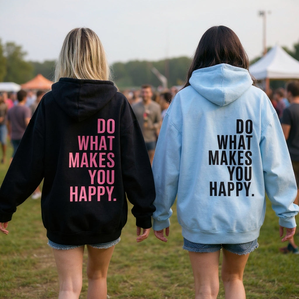 Sudadera con Capucha “Haz lo que te hace feliz” Lunira