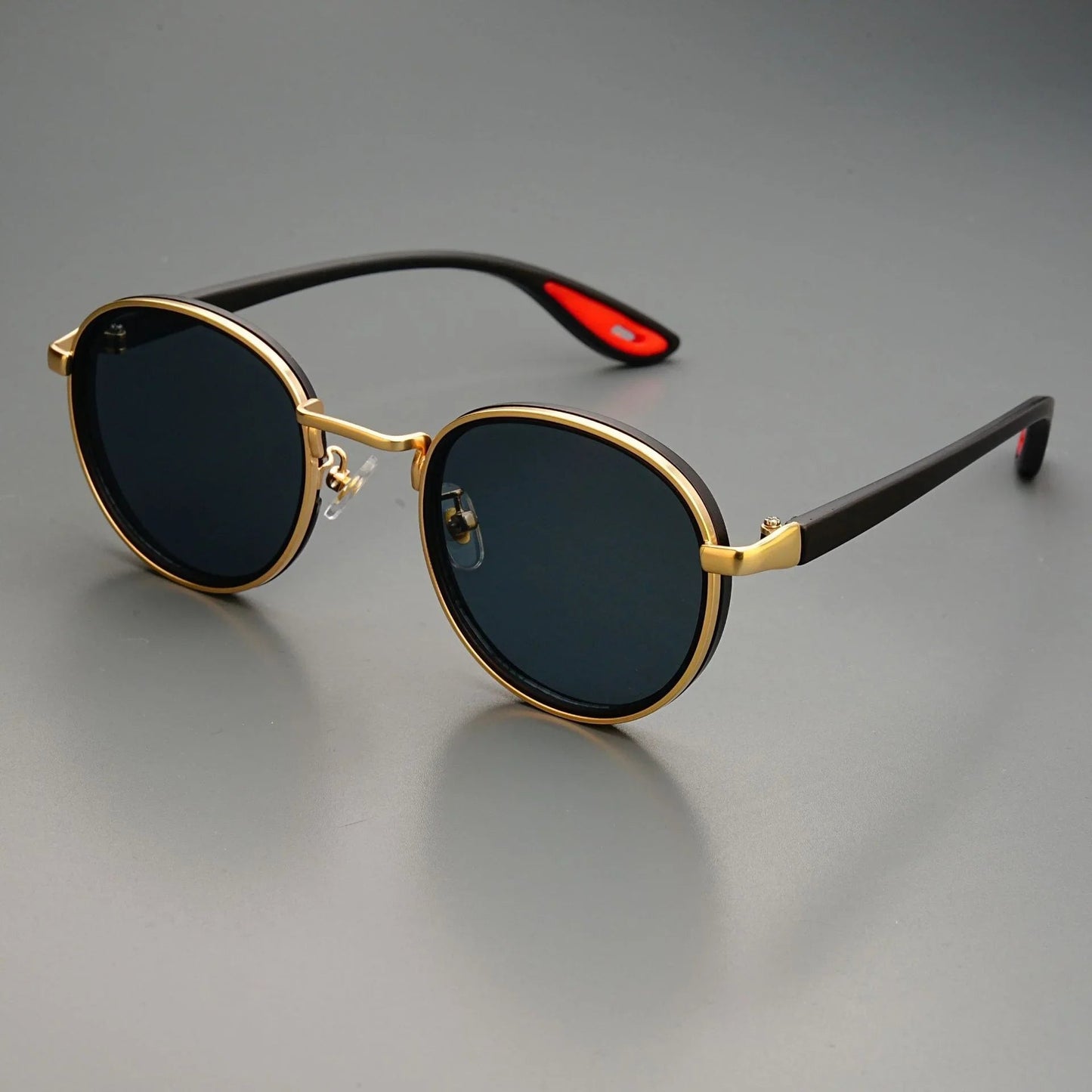 Carson Rift — Gafas de sol redondas vintage