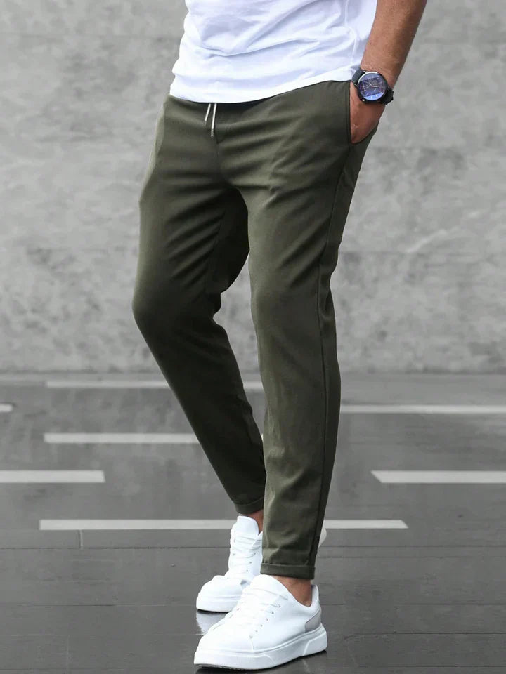 Pantalones Stretch Premium Renato — Ajuste Slim de Algodón