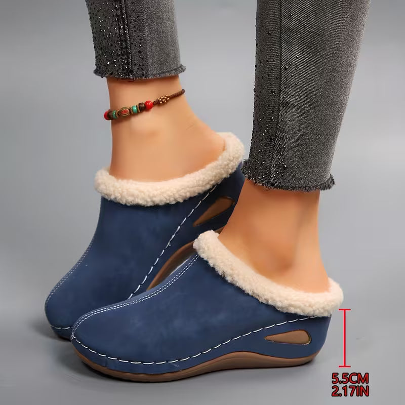 Zapatos de Invierno para Mujeres con Forro de Piel - Cómodos y Sin Dolor