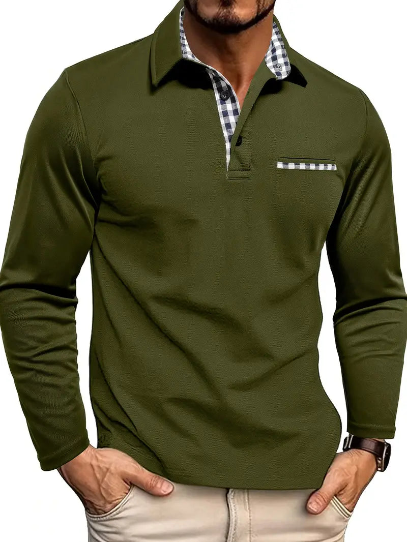 Polo de Tejido de Mangas Largas – Confort Suave