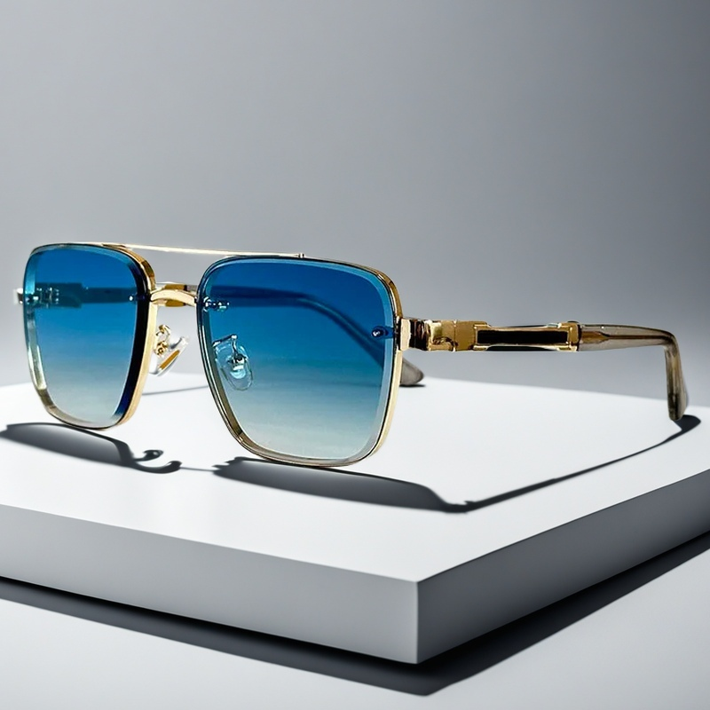 Gafas Aviador Skyline Verge — Montura Cuadrada en Tono