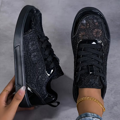 Zapatillas deportivas de malla para mujeres - Cómodas para uso diario