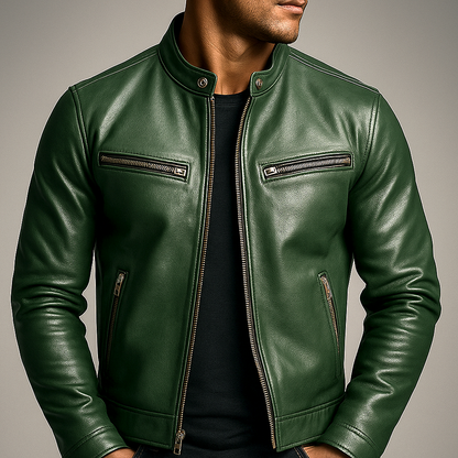 Rovèro — Chaqueta de Cuero Vintage