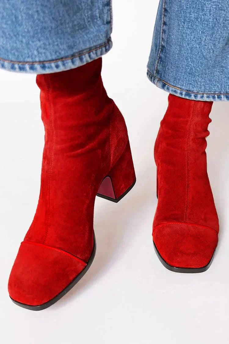 Eva - Cómodas Botas de Tacón