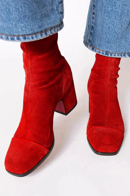 Eva - Cómodas Botas de Tacón