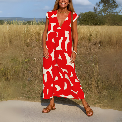 Valerie — Vestido Maxi de Verano V-Loop