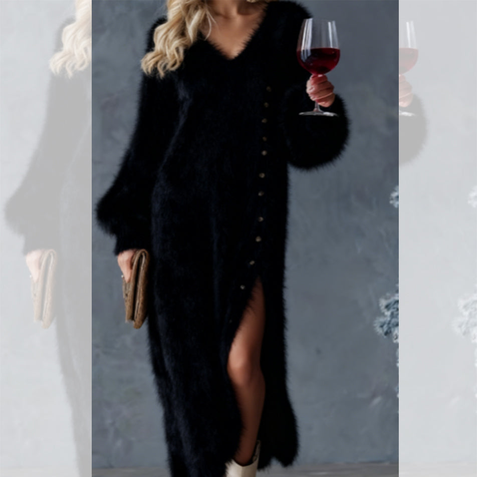 Vestido de Terciopelo Elegante - Alta Calidad Vestido