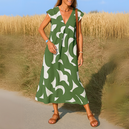 Valerie — Vestido Maxi de Verano V-Loop