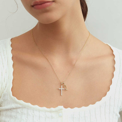 Collar de Fe — Colgante de Cruz Ichthys
