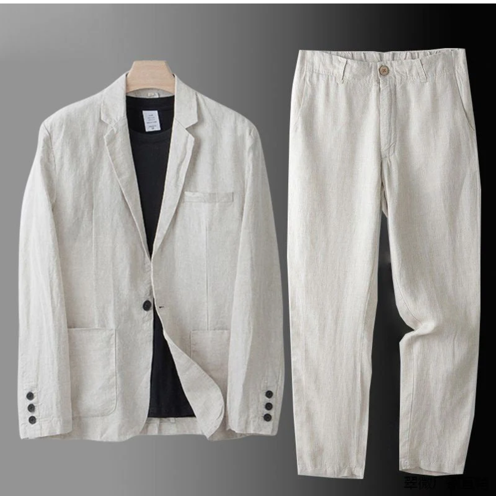 Conjunto de Lino Elegante — Co-Ord Transpirable