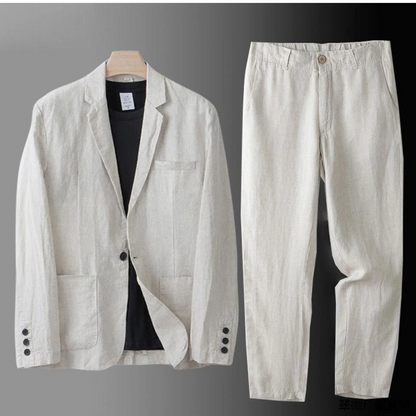 Conjunto de Lino Elegante — Co-Ord Transpirable