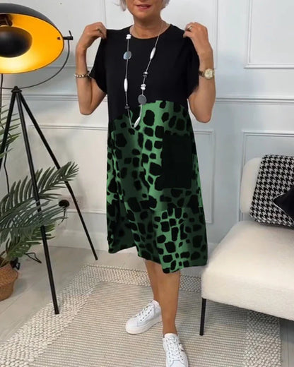 Irish — Vestido Midi Impreso para un Estilo Sin Esfuerzo