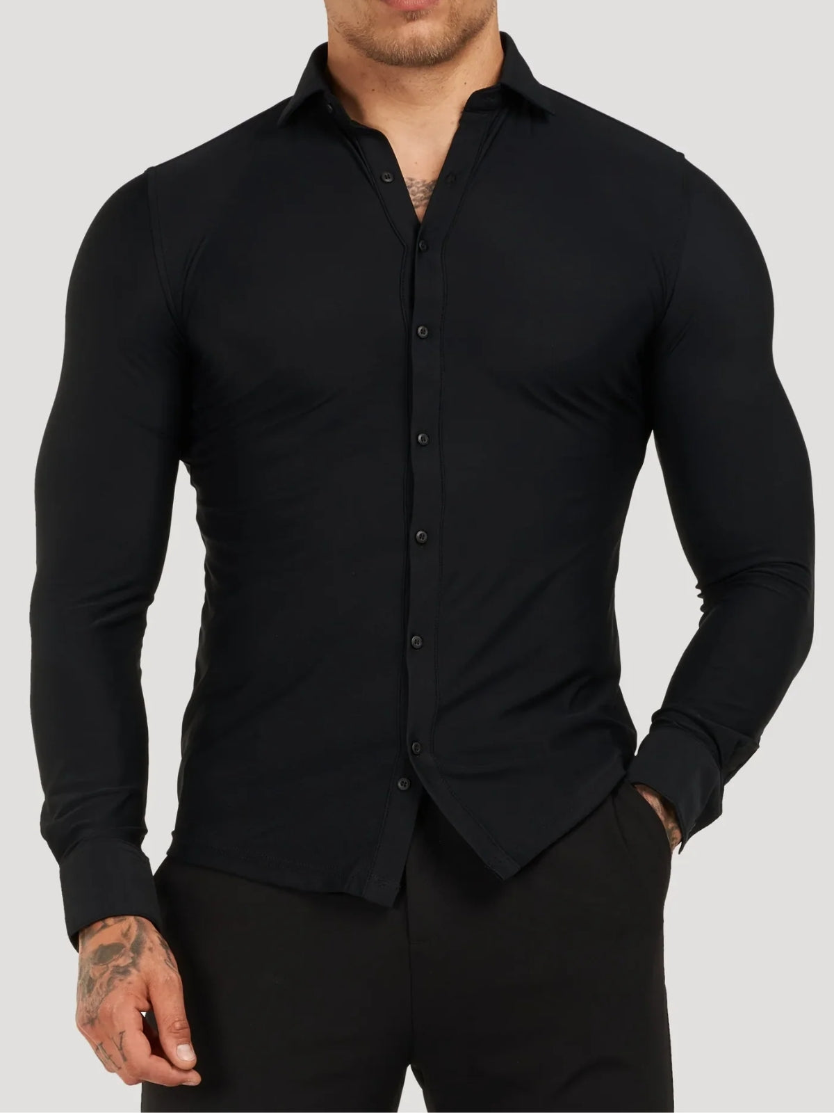 Camisa Super Stretch Sin Plancha