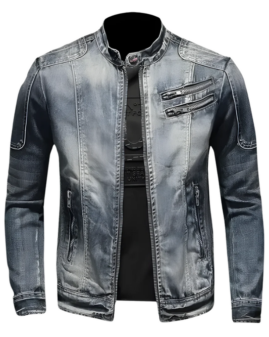 Chaqueta de Mezclilla - Atractivo Atemporal Chaqueta