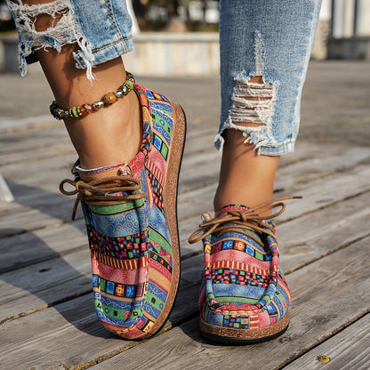 Mocasines Artísticos Coloridos - Cómodos