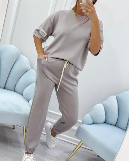 Conjunto Casual para Mujeres - Estiloso Top y Pantalones