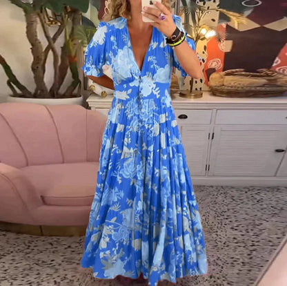 Vellené — Vestido Maxi Floral Botanical Bloom