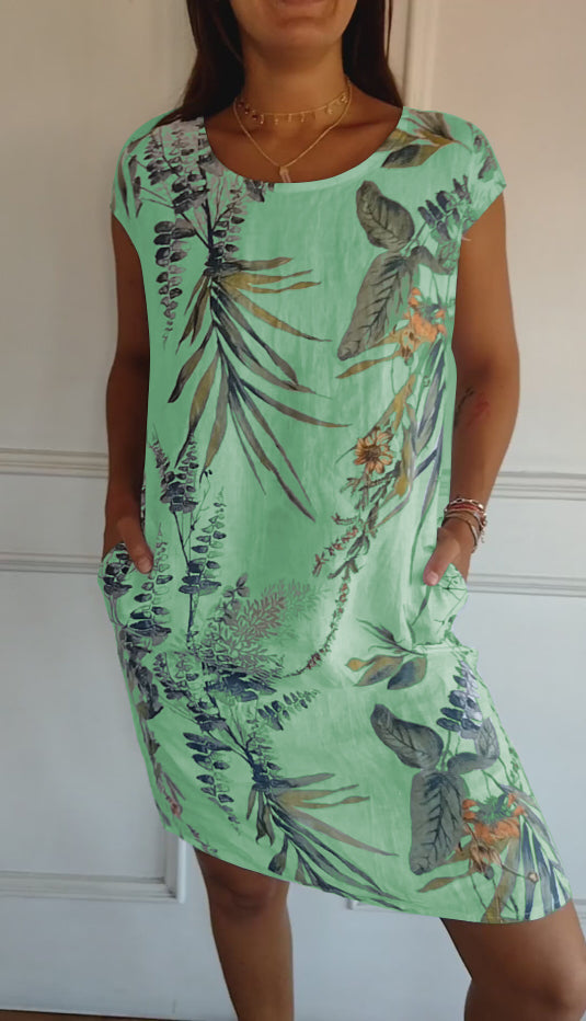 Charmè — Vestido Midi Impreso