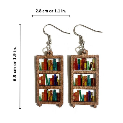 Diseño de Libro Retro — Pendientes de Gota de Lector Expresivo