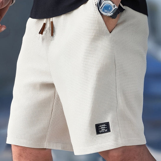 Pantalones Cortos de Confort para Hombre — Diseño de Cintura Elástica