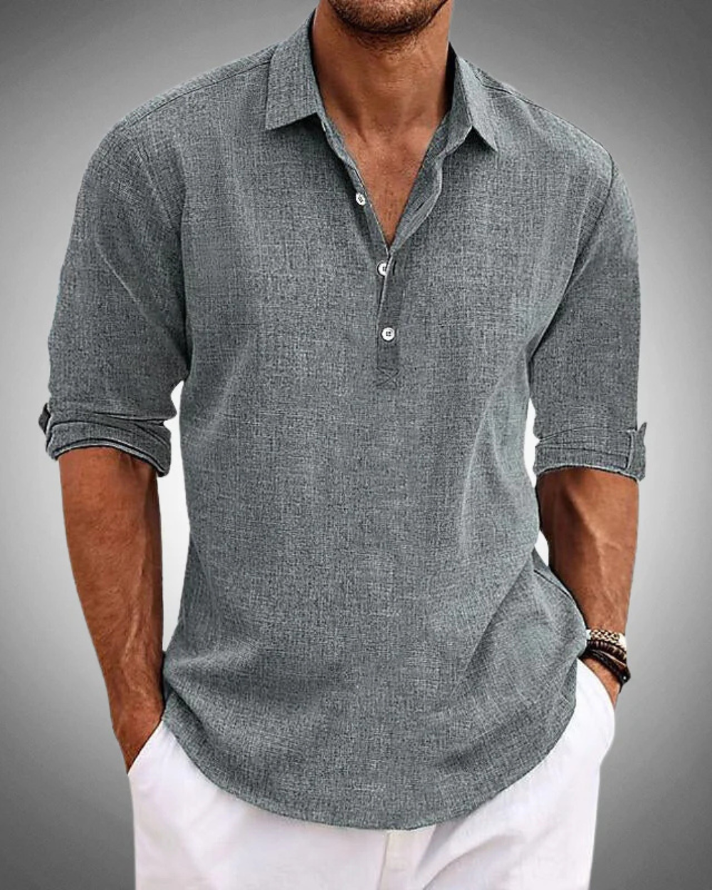 Sabbio — Camisa Clásica de Algodón
