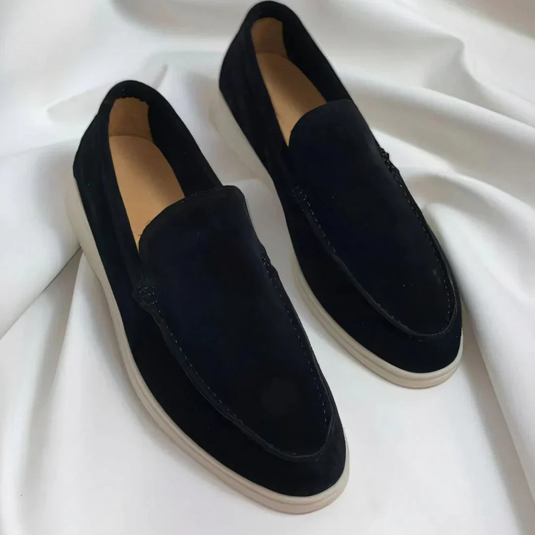 Mocasines Elegantes de Ante - Elegante Mocasín
