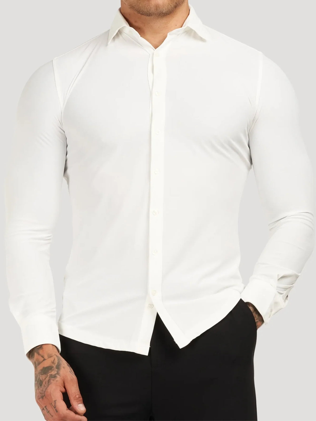 Camisa Super Stretch Sin Plancha