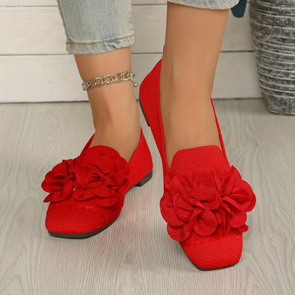 Zapatos Mary Jane Florales para Mujer - Cómodos con Tacón Plano