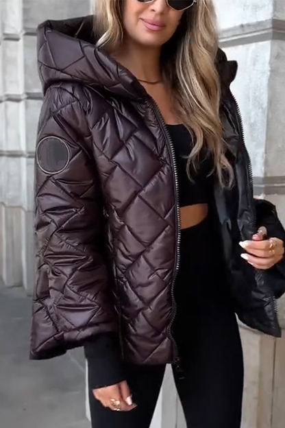 Chaqueta de Algodón con Capucha para Mujeres - Cómoda Ropa