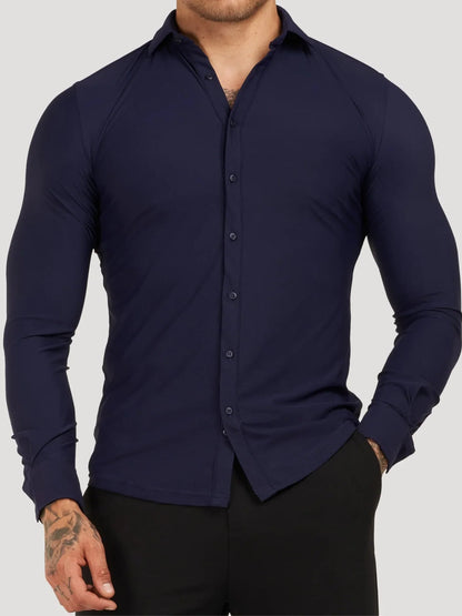 Camisa Super Stretch Sin Plancha