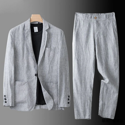 Conjunto de Lino Elegante — Co-Ord Transpirable