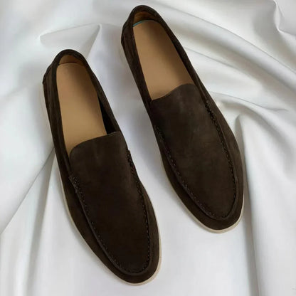 Mocasines Elegantes de Ante - Elegante Mocasín