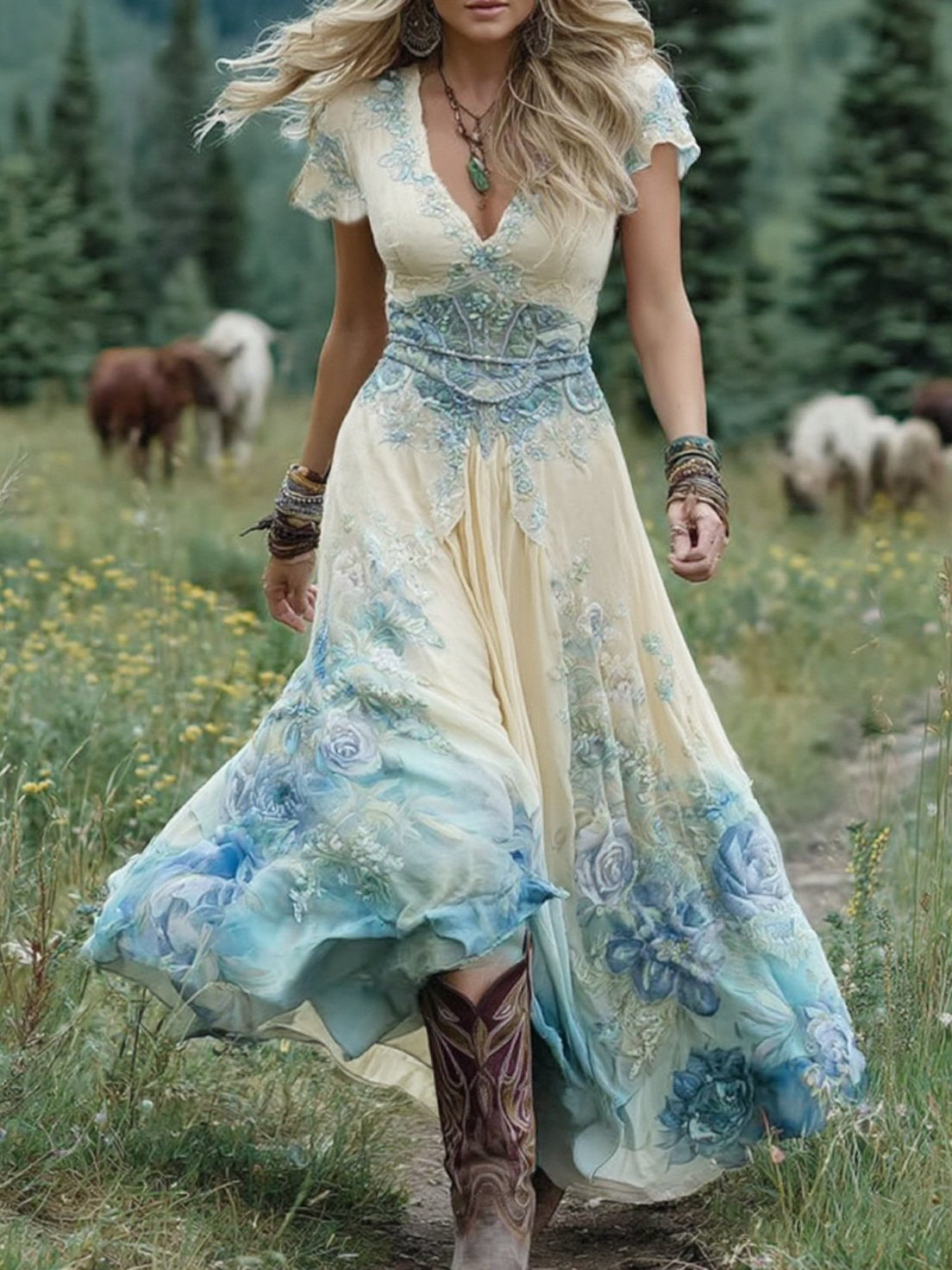 Vestido Maxi Isla Grace - Elegante Vestido