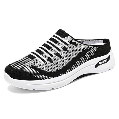 Zapatos ortopédicos de deslizamiento con soporte de comodidad transpirable