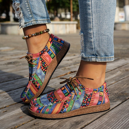 Mocasines Artísticos Coloridos - Cómodos