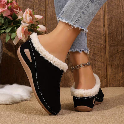 Zapatos de Invierno para Mujeres con Forro de Piel - Cómodos y Sin Dolor