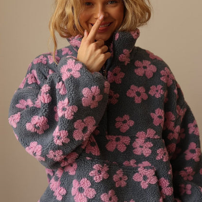 Daisy - Suave Sudadera de Forro Polar con Manga Larga