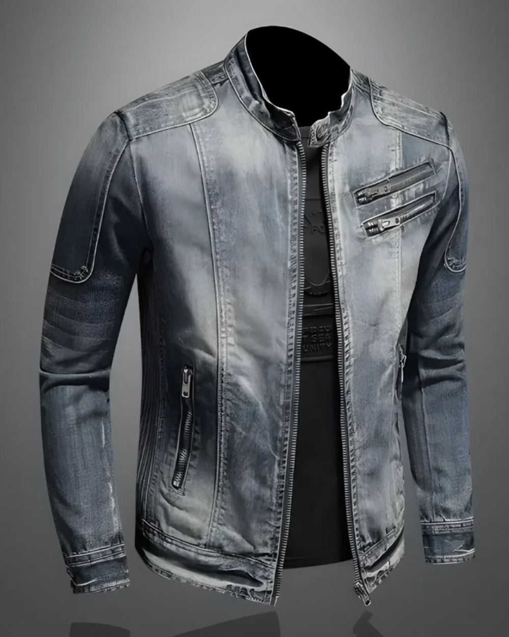Chaqueta de Mezclilla - Atractivo Atemporal Chaqueta