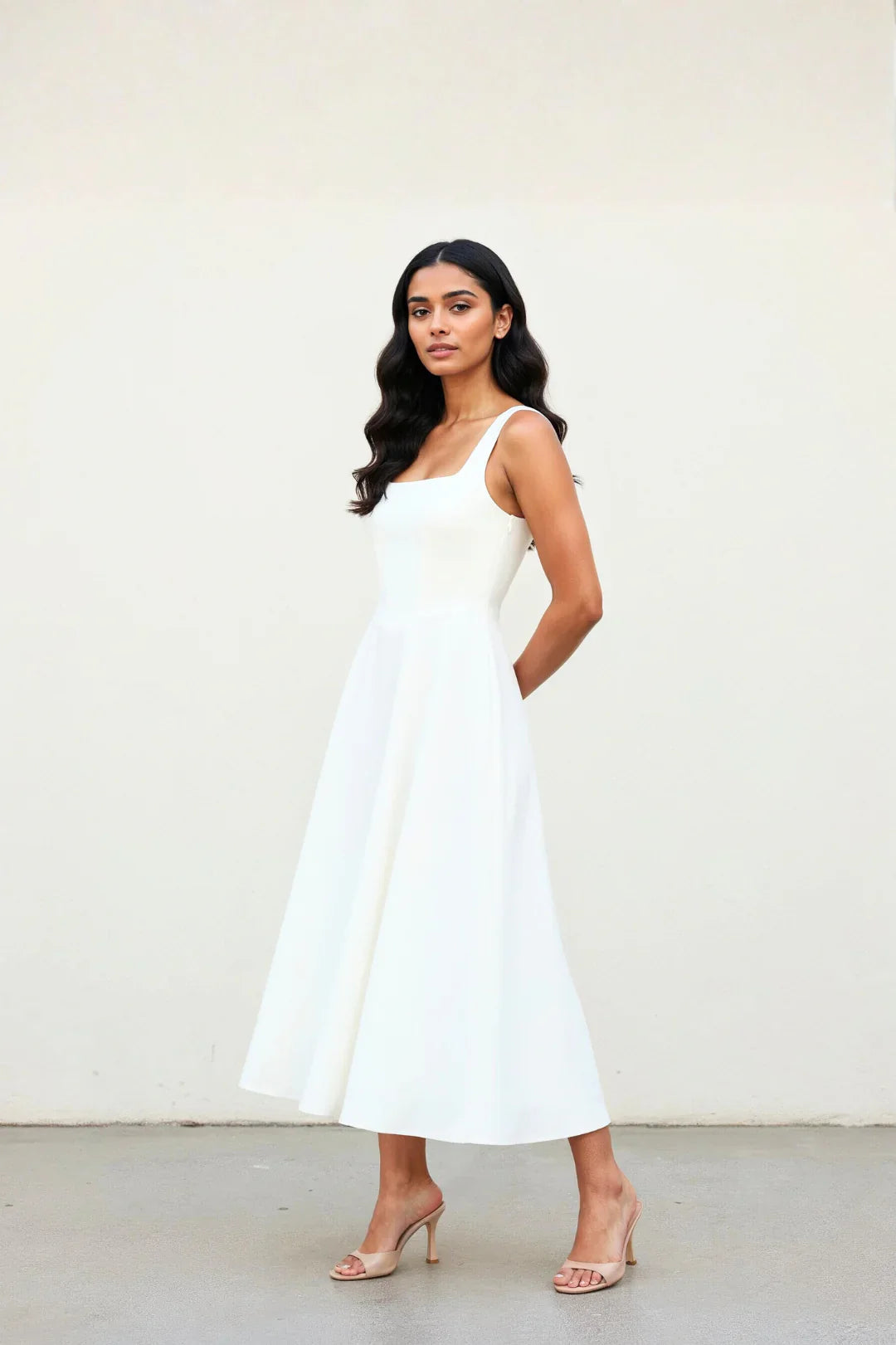 Gracen — Vestido Midi Fluido para Mujeres
