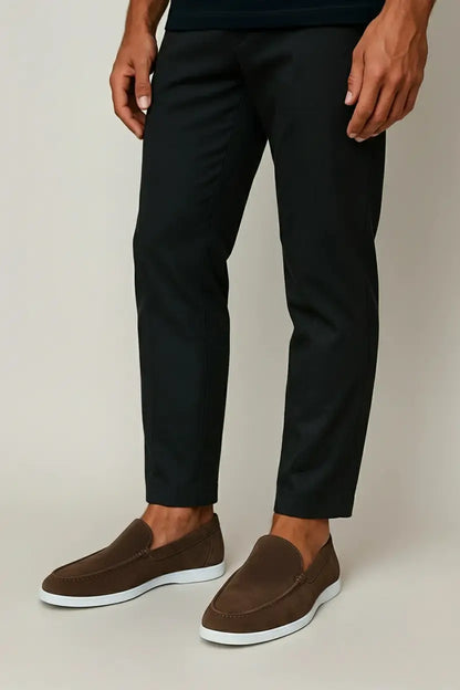 Mocasines Elegantes de Ante - Elegante Mocasín