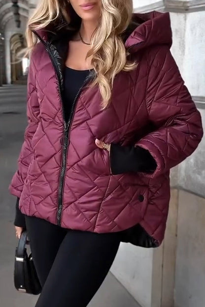 Chaqueta de Algodón con Capucha para Mujeres - Cómoda Ropa