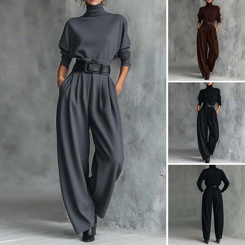 Conjunto Elegante y Estiloso para Mujeres - Cómodo Conjunto de Dos Piezas