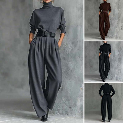 Conjunto Elegante y Estiloso para Mujeres - Cómodo Conjunto de Dos Piezas