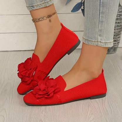 Zapatos Mary Jane Florales para Mujer - Cómodos con Tacón Plano