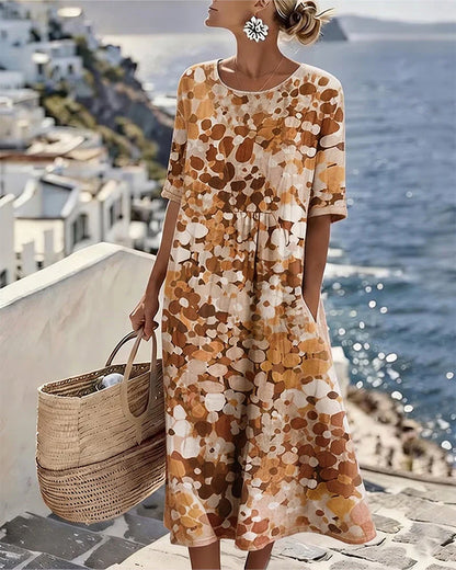 Rona — Vestido Midi Veraniego Floral